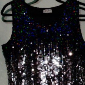 Fancy dress with sparkles size M